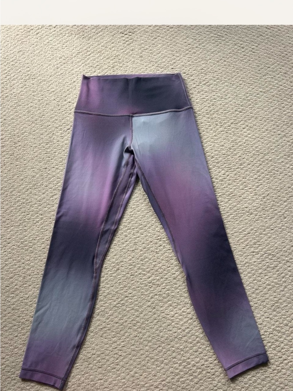 Lululemon-Purple Ombre High-Waist Leggings size 6